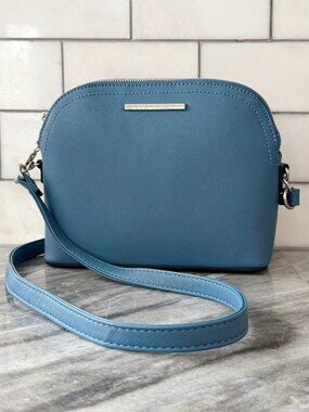 Steve Madden Saffiano Faux Leather Dome Crossbody Bag
